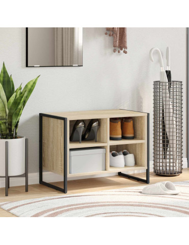 Mobile per scarpe Sonoma 60 x 35 x 44 cm Legno multistrato