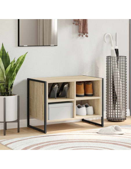 Mobile per scarpe Sonoma 60 x 35 x 44 cm Legno multistrato
