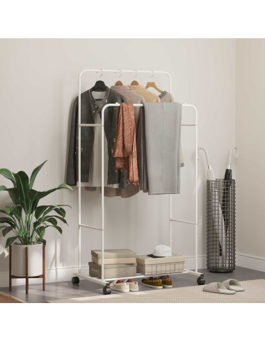 Stendibiancheria Tinta unita Bianco 80 x 53 x 156 cm