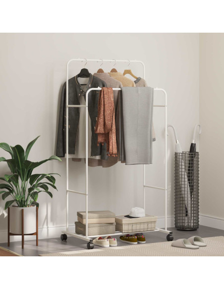 Stendibiancheria Tinta unita Bianco 80 x 53 x 156 cm