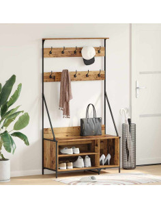 Stendibiancheria Legno vecchio 100 x 41 x 184 cm