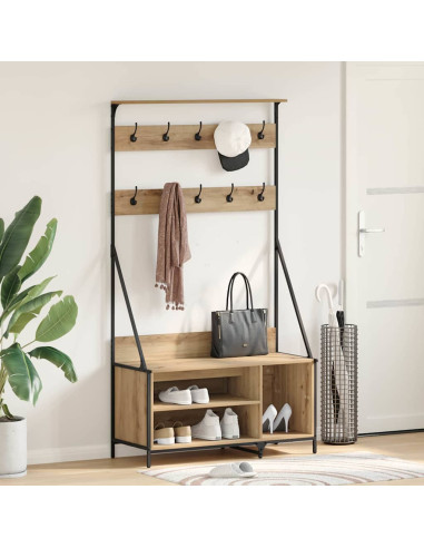 Stendibiancheria Rovere artigianale 100 x 41 x 184 cm