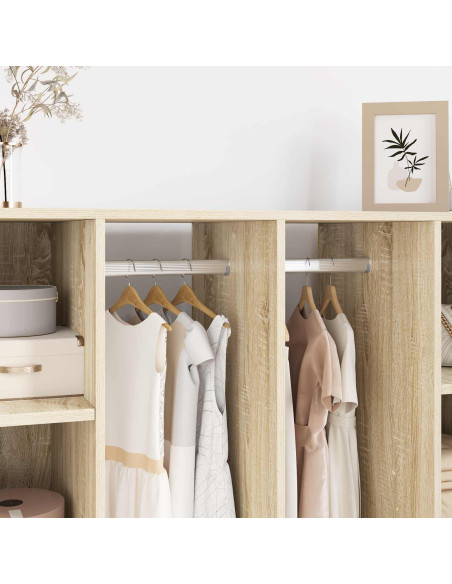 Asta per armadio 12 pcs Argento 764 x 15 x 29 mm