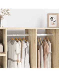 Asta per armadio 12 pcs Argento 764 x 15 x 29 mm