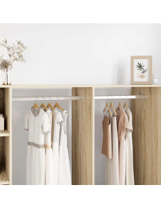 Asta per armadio 12 pcs Argento 764 x 15 x 29 mm