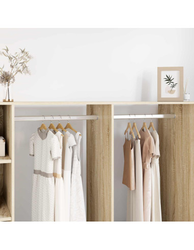 Asta per armadio 12 pcs Argento 764 x 15 x 29 mm