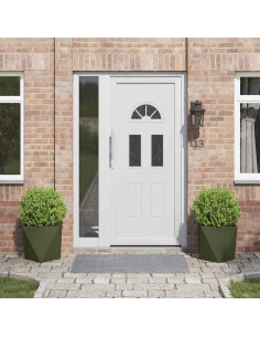 Fioriera 2 pcs Verde oliva 40 x 40 x 40 cm Acciaio 2