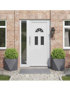 Fioriera 2 pcs Antracite 50 x 50 x 50 cm Acciaio