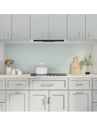 Rivestimento da Cucina 2 pcs Bianco 90 x 60 cm vetro temperato