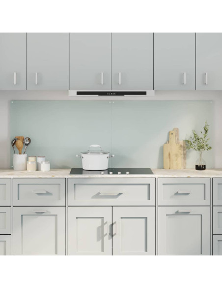 Rivestimento da Cucina 2 pcs Bianco 90 x 60 cm vetro temperato