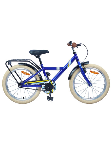 Bicicletta per Bambini 24 Pollici per 8-12 anni Blu Scuro