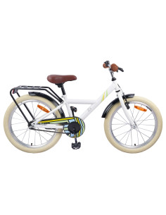 Bicicletta per Bambini 24 Pollici per 8-12 anni Bianco