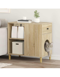 Casa per Gatti Sonoma 72 x 42.5 x 70 cm Legno multistrato
