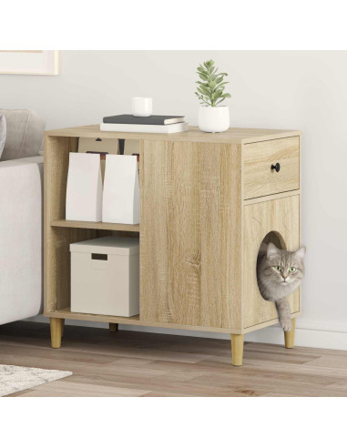 Casa per Gatti Sonoma 72 x 42.5 x 70 cm Legno multistrato