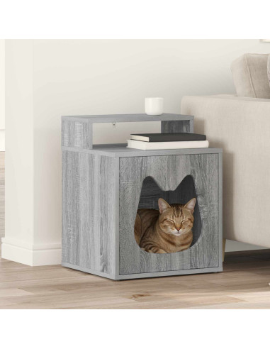 Casa per Gatti Grigio Sonoma 42,5 x 40 x 53,5 cm