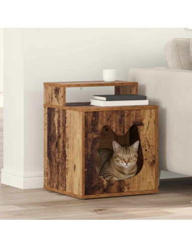 Casa per Gatti Legno vecchio 42,5 x 40 x 53,5 cm