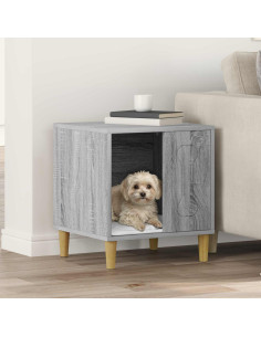 Cuccia per cani Grigio Sonoma 44 x 42 x 49 cm Legno multistrato