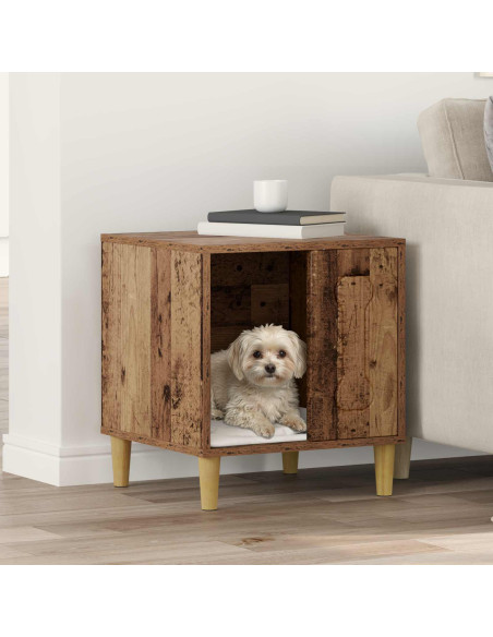 Cuccia per cani Legno vecchio 44 x 42 x 49 cm Legno multistrato