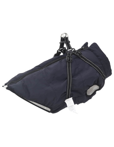 Cappotto per Cani Blu navy L48 Pile e Poliestere