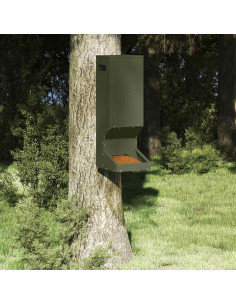 Mangiatore per cervi Verde oliva 28 x 30 x 80 cm