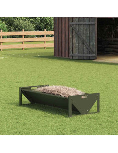 Abbeveratoio per bestiame Verde oliva 108 x 50 x 28 cm