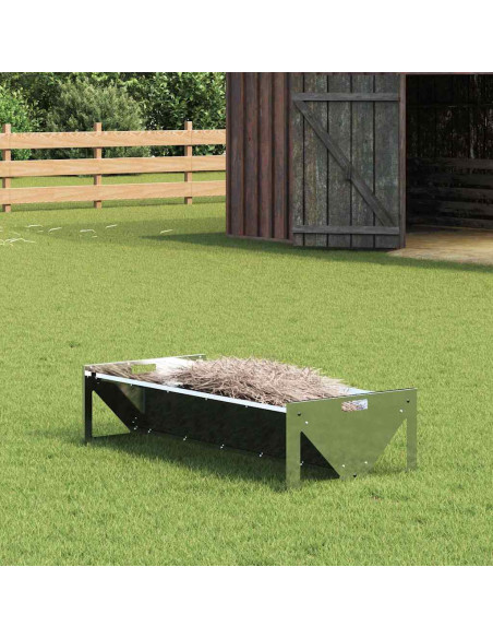 Abbeveratoio per bestiame Argento 108 x 50 x 28 cm