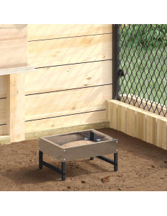 Mangiatore per Uccelli Argento 80 x 28 x 13.5 cm