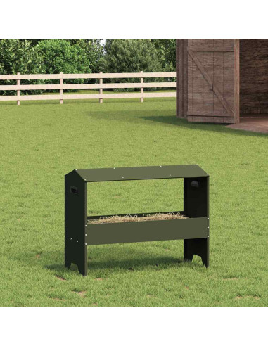 Abbeveratoio per bestiame Verde oliva 79 x 35 x 62 cm