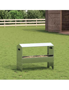 Abbeveratoio per bestiame Argento 79 x 35 x 62 cm