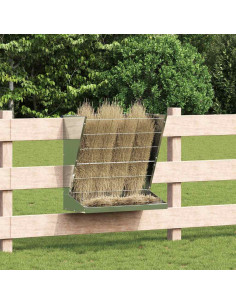 Nutriente per Fieno Argento 71 x 33 x 70 cm Acciaio zincato