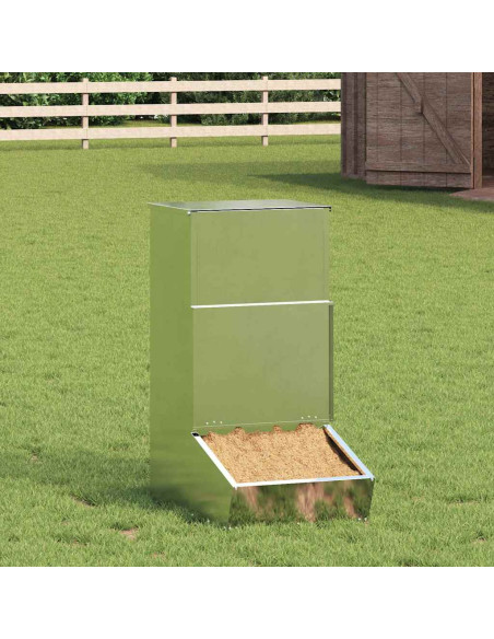 Nutriente per Maiali Argento 55 x 38 x 76 cm Acciaio zincato