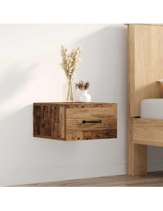 Armadio da Notte con cassetto Legno vecchio 35 x 35 x 20 cm
