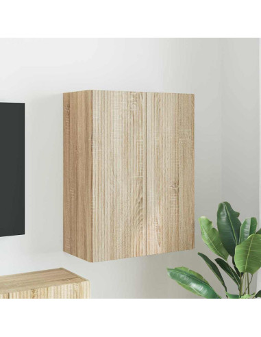 Mobile TV da parete Rovere Sonoma 59,5 x 31 x 80 cm