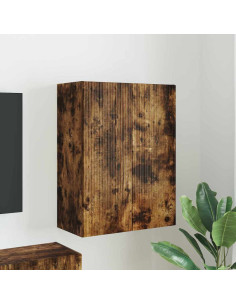 Mobile TV da parete Rovere fumé 59,5 x 31 x 80 cm