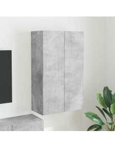 Mobile TV da parete Grigio cemento 59,5 x 31 x 100 cm