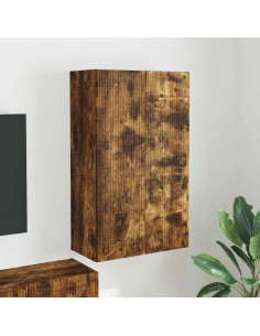 Mobile TV da parete Rovere fumé 59,5 x 31 x 100 cm