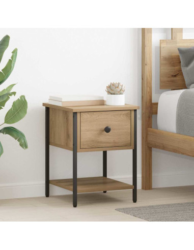 Comodino Rovere artigianale 34 x 35,5 x 45 cm Legno multistrato