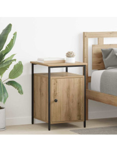Armadio da Notte 2 pcs Rovere artigianale 40 x 42 x 60cm