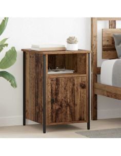 Armadio da Notte 2 pcs Legno vecchio 40 x 42 x 60 cm