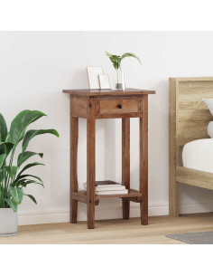 Supporto per piante Marrone 34 x 25 x 52 cm Legno di Mogano