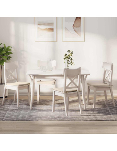 Cuscini per Seduta 4 pcs Beige 40 x 40 x 3 cm