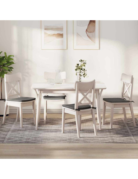 Cuscini per Seduta 4 pcs Grigio chiaro 40 x 40 x 3 cm