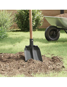 Testa di Pala Argento 33 x 21 cm Acciaio verniciato a polvere