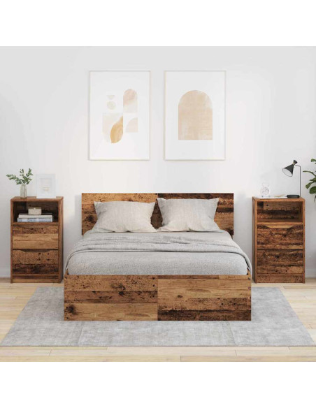 Comodini 2 pcs Legno vecchio 40 x 30 x 467 cm Legno multistrato