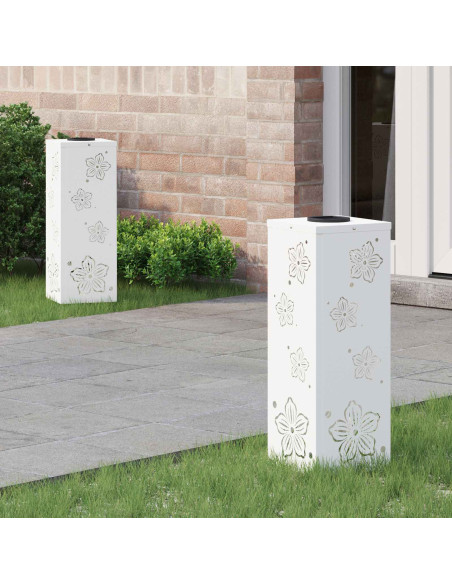 Faro LED solare per sentieri 2 pcs Bianco