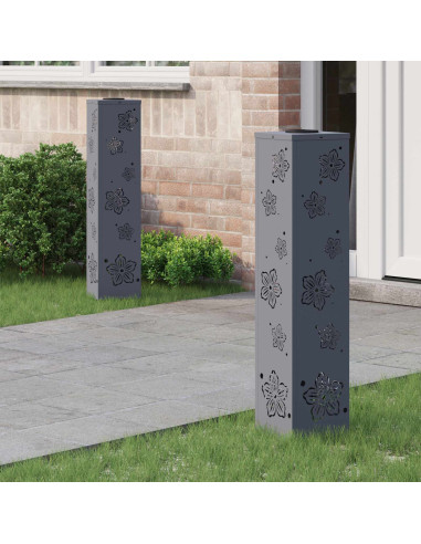 Faro LED solare per sentieri 2 pcs Antracite