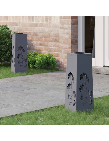 Faro LED solare per sentieri 2 pcs Antracite