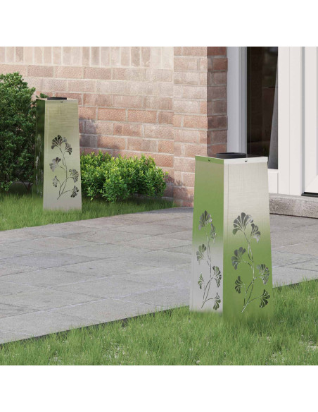 Faro LED solare per sentieri 2 pcs Ruggine