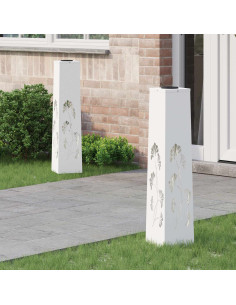 Faro LED solare per sentieri 2 pcs Bianco