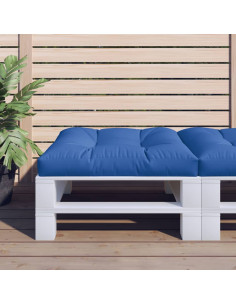 Cuscino per Pallet Blu Reale 70x70x12 cm in Tessuto